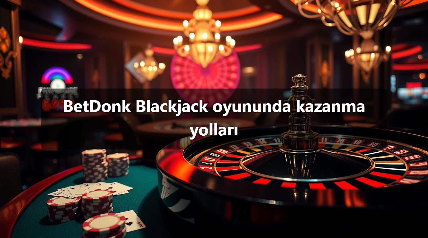 BetDonk Blackjack oyununda kazanma yolları