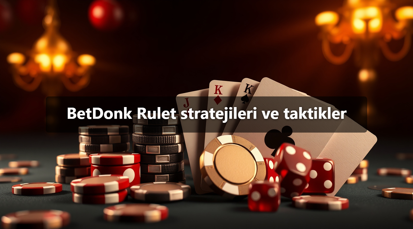 BetDonk Rulet stratejileri ve taktikler