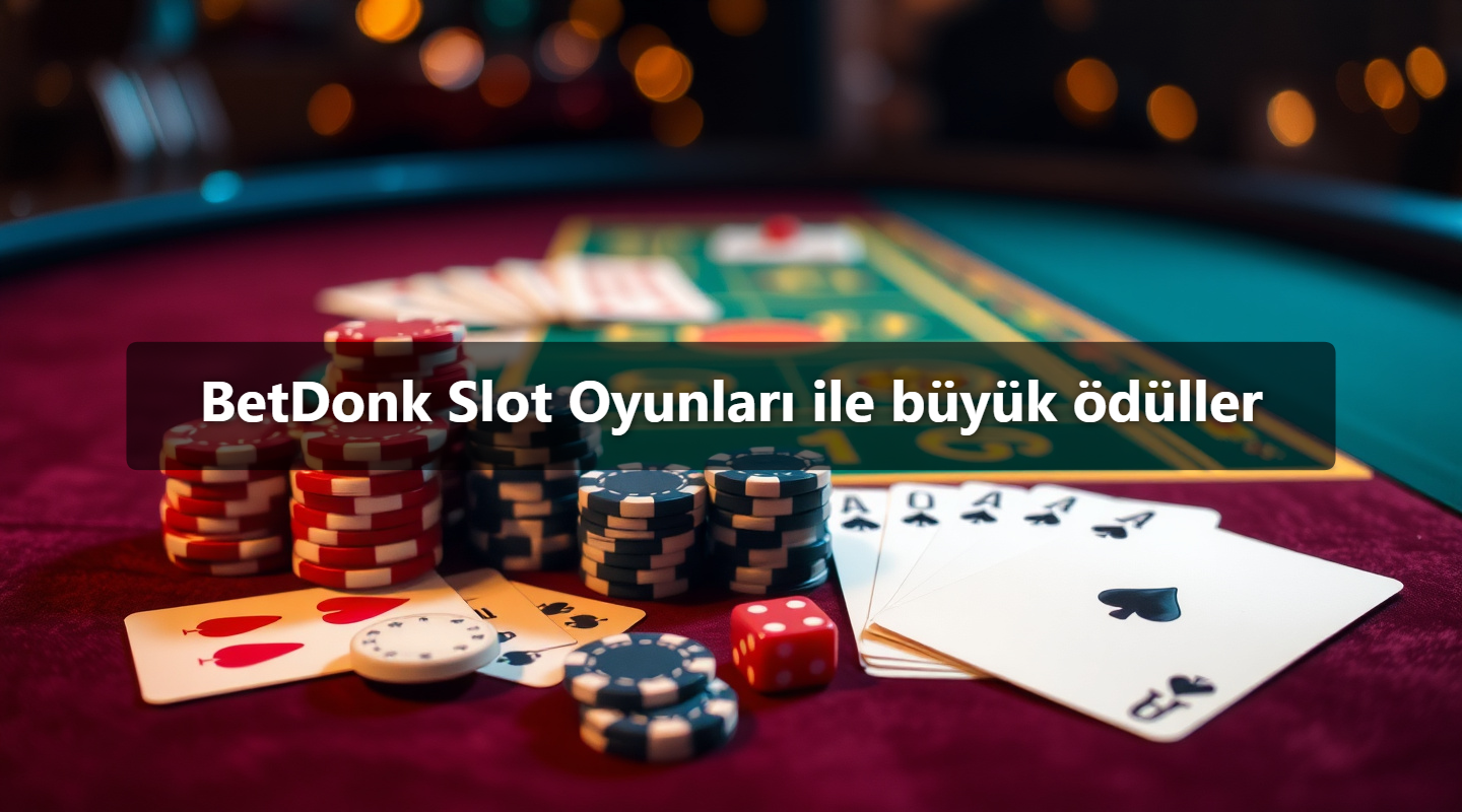BetDonk Slot Oyunları ile büyük ödüller