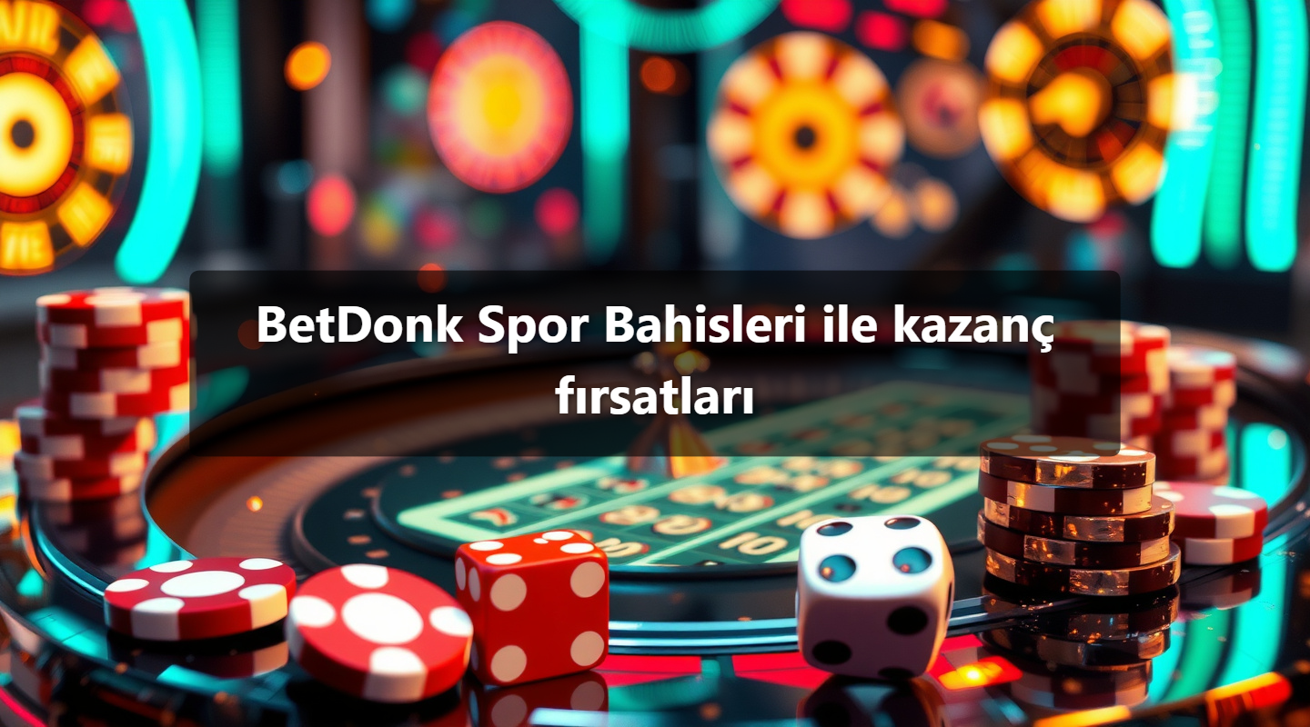 BetDonk Spor Bahisleri ile kazanç fırsatları
